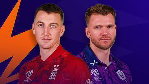 England and Scotland Captains.