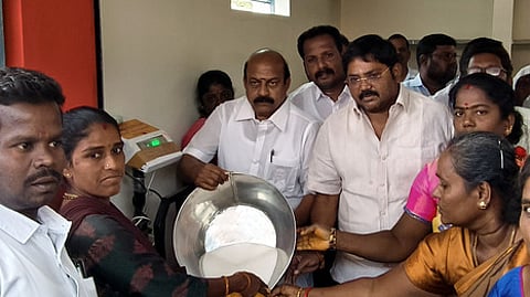 நியாய விலைக்கடை கட்டடம் திறப்பு