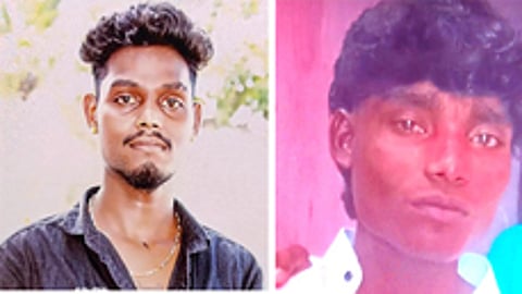 செங்கம் அருகே நிகழ்ந்த விபத்தில் உயிரிழந்த விக்னேஷ், காசிநாதன்