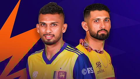 Captains of Zimbabwe and Sri Lanka.