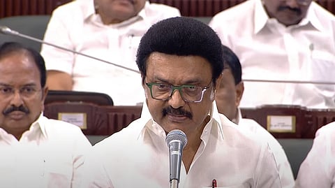 சட்டப்பேரவையில் முதல்வர் மு.க. ஸ்டாலின்