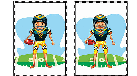 ஐந்து வித்தியாசங்கள் உள்ளன