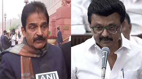 காங்கிரஸ் பொதுச் செயலாளர் கே.சி. வேணுகோபால் / முதல்வர் மு.க. ஸ்டாலின்