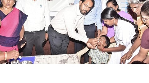 தென்காசி மாவட்டத்தில் குழந்தைகளுக்கு வைட்டமின்-ஏ திரவம் வழங்கும் முகாம் தொடக்கம்