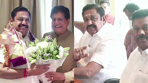 எடப்பாடி பழனிசாமியை சந்தித்த பியூஷ் கோயல்