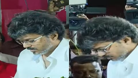 நல்லகண்ணு உடலுக்கு அஞ்சலி செலுத்தும் விஜய்