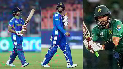 Ishan Kishan, Abhishek Sharma, Sahibzada Farhan.