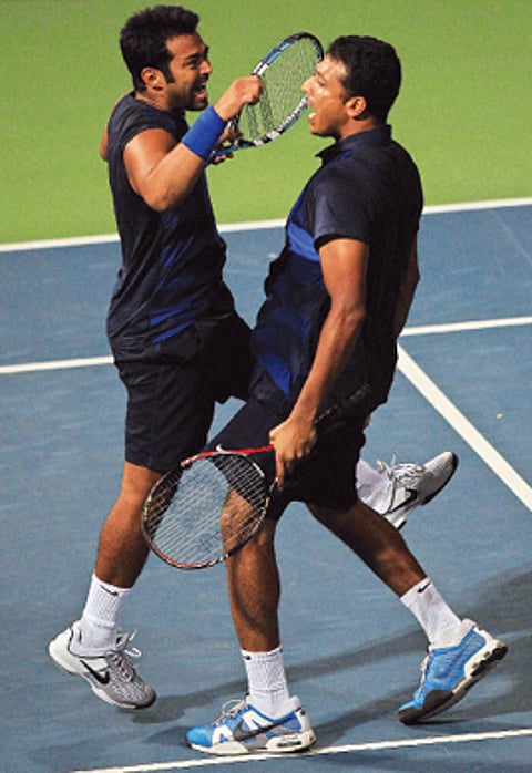 இறுதிச்சுற்றில் பயஸ்-பூபதி: பரபரப்பான ஆட்டத்தில் குரேஷிய ஜோடியை வென்றது