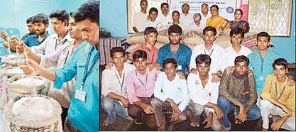 சேவை: படிக்கும் மôணவர்களின் பிடி அரிசி திட்டம்!