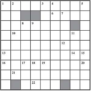 குறுக்கெழுத்துப் புதிர்