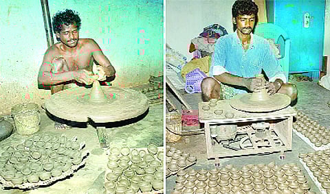 அகல் விளக்குகள் தயாரிப்பு குறைந்தது