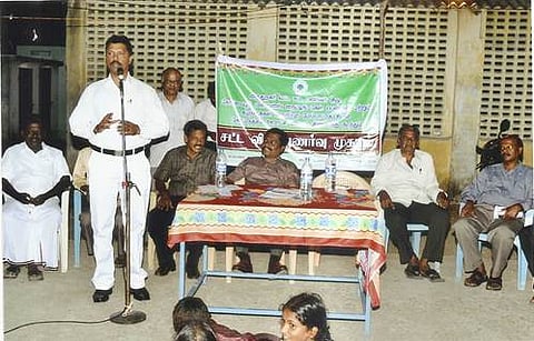 கிராமங்களில் பொதுமக்களிடம் சட்ட விழிப்புணர்வை ஏற்படுத்த முன்வரவேண்டும்: நீதிபதி பாலகிருஷ்ணன்