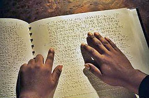 French educator and inventor of braille writing for blind people Louis Braille