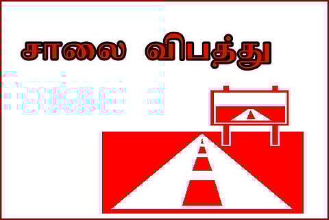அதிக பாரம், அதிக வேகம் : லாரி கவிழ்ந்து ஒருவர் பலி, 15 பேர் படுகாயம்
