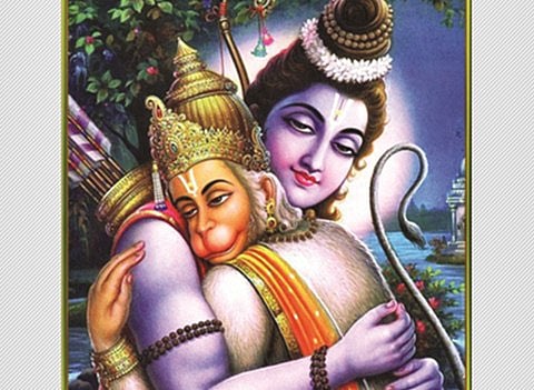 அனுமனை மெச்சிய ராமன்!