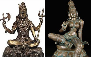 தமிழகத்திலிருந்து கடத்தப்பட்ட சிவன், பார்வதி சிலைகள் அமெரிக்காவில் மீட்பு