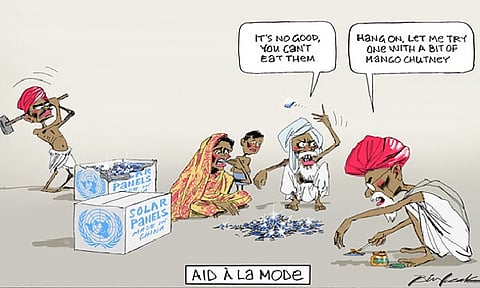 பருவநிலை மாநாட்டில் இந்தியாவின் நிலை: இனவிரோத கார்டூன் வெளியிட்ட ஆஸ்திரேலிய நாளிதழ்