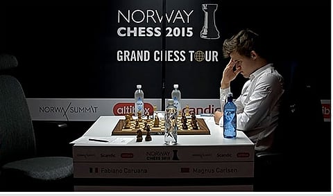 நார்வே செஸ்: உலக சாம்பியன் கார்ல்சன் மீண்டும் அதிர்ச்சி தோல்வி! கடைசி இடத்துக்குத் தள்ளப்பட்டார்!