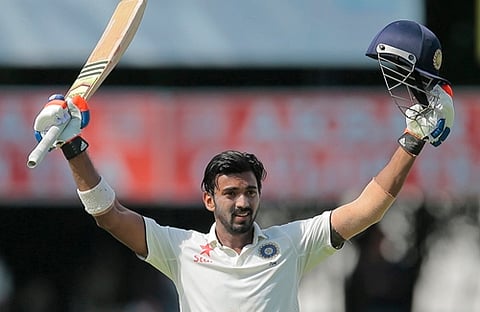 2-வது டெஸ்ட்: இந்தியா 319/6; சதமடித்த லோகேஷ் ராகுல்!