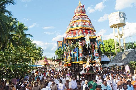 பிள்ளையார்பட்டி கற்பக விநாயகர் கோயில் தேரோட்டம்