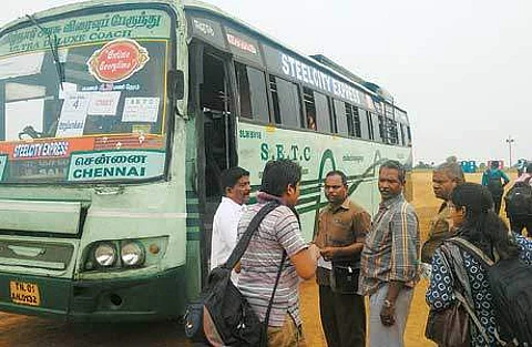 அரசுப் பேருந்தில் ஒரே நாளில் 1.78 லட்சம் பேர் பயணம்!