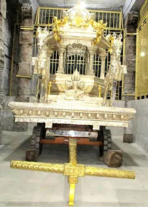 விராலிமலை அருள்மிகு சுப்பிரமணியர் சுவாமி மலைக்கோயிலில் நாளை வெள்ளி தேர் வெள்ளோட்டம்