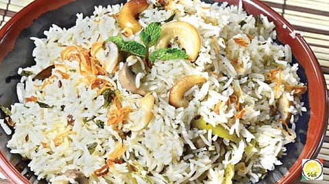 மஷ்ரூம்(காளான்) புலாவ்