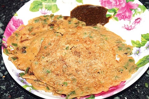 கோதுமை பருப்பு அடை