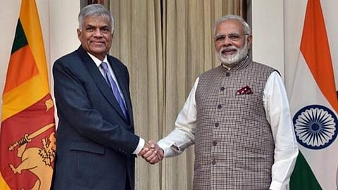 நரேந்திர மோடியுடன் ரணில் விக்ரமசிங்கே சந்திப்பு