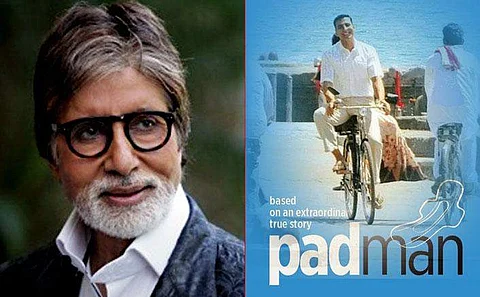 ‘நாஃப்கின் மனிதர்’ எனப் பொருள்படும் 'Pad Man' திரைப்படத்தில் அமிதாப் நடிக்கிறார்!