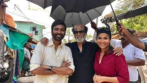 பொறுப்பான அப்பாவாக சூப்பர் ஸ்டார்: மகள் இயக்கும் படத்தின் இறுதிநாள் படப்பிடிப்புக்கு 'சர்ப்ரைஸ் விசிட்'