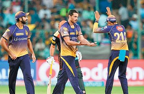 ஹைதராபாதுக்கு எதிரான வெற்றி: பெளலர்களுக்கு கம்பீர் பாராட்டு