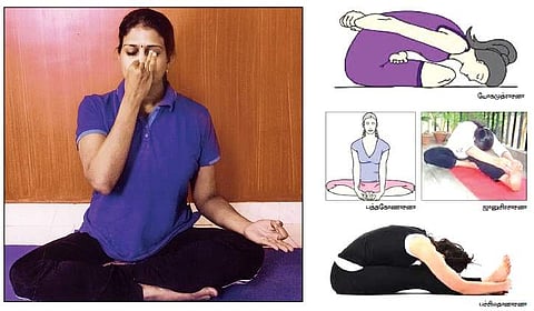 கருப்பை நீர்க்கட்டி பிரச்னையை தீர்க்கும் யோகா!
