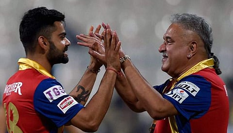 விராட் கோலி நிறுவன விழாவில் பங்கேற்ற விஜய் மல்லையா: வந்தாச்சு அடுத்த சர்ச்சை!