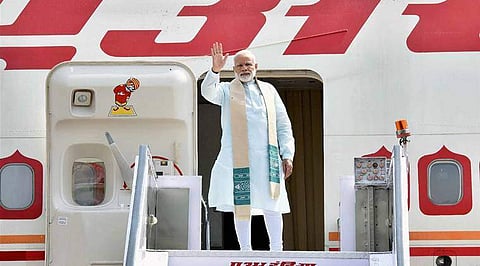 ஷாங்காய் ஒத்துழைப்பு மாநாட்டில் பங்கேற்க கஜகஸ்தான் சென்றார் பிரதமர் நரேந்திர மோடி