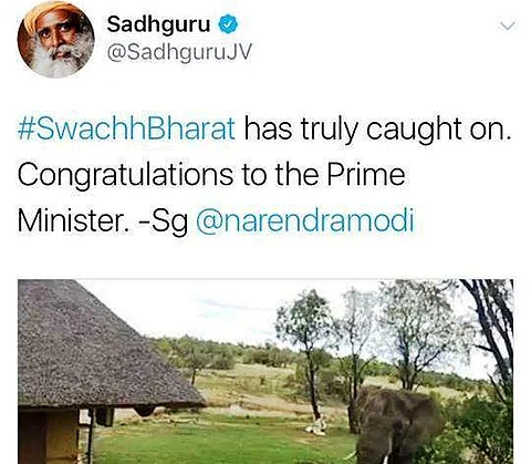 ஆப்ரிக்க யானைக்கும் இந்திய யானைக்கும் ஜக்கி வாசுதேவிற்கு வித்தியாசம் தெரியாதா?