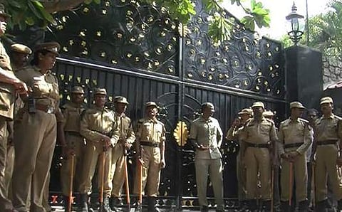 போயஸ் கார்டன் இல்லத்துக்கு பாதுகாப்பு அதிகரிப்பு