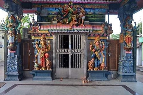 சும்பன், நிசும்பனை அழித்த தஞ்சாவூர் நிசும்பசூதனி