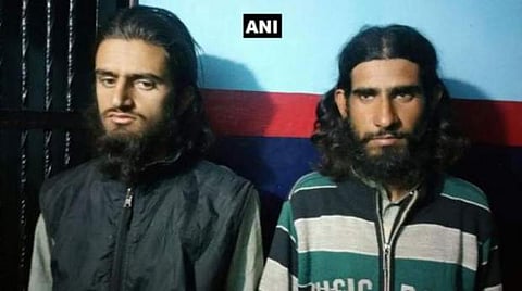 ஜம்மு-காஷ்மீரில் இரண்டு பயங்கரவாதிகள் கைது