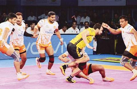 புரோ கபடி: தெலுகு டைட்டன்ஸை வென்றது புணேரி பால்டான்