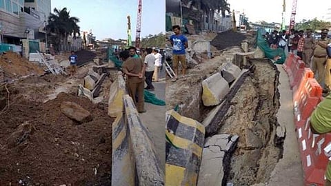 சென்னை அண்ணா சாலையில் ஏற்பட்ட 'திடீர்' பள்ளம் சரிசெய்யப்பட்டது