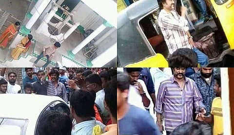 வைரலான பேட்ட ஷூட்டிங் ஸ்பாட் ஸ்டில்ஸ்