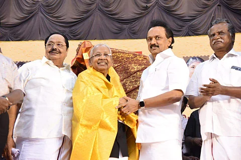 தமிழினப் பல்கலைக் கழகம்’ என்று அழைக்கலாம்: கி.வீரமணிக்கு மு.க.ஸ்டாலின் புகழாரம்