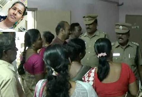 செவிலியர் தற்கொலைக்கு நீதி கேட்டும் மருத்துவர்களைக் கண்டித்து விடிய விடிய போராட்டம்