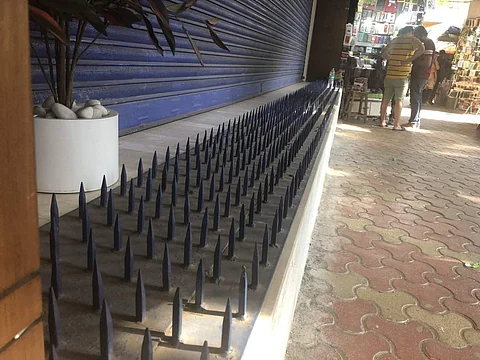 வீடில்லாதவர்கள் தங்கள் வாசலில் உறங்குவதைத் தடுக்க வங்கியின் விபரீத யோசனை!