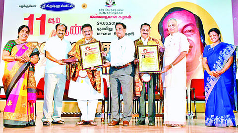 மொழியின் அழகை எடுத்துக் காட்டியவர் கண்ணதாசன்: எழுத்தாளர் மாலன் புகழாரம்