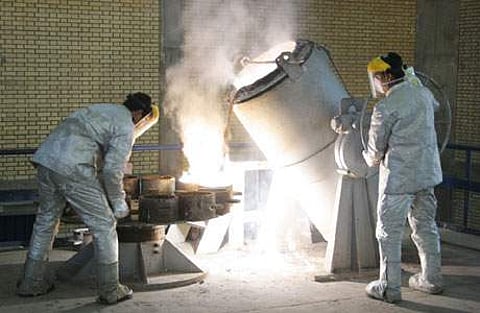 ஈரானின் எஸ்ஃபாகன் நகரில் அமைந்துள்ள யுரேனியம் செறிவூட்டு மையம் (கோப்புப் படம்).