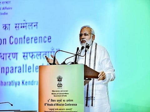 இந்தியாவால் உலக அமைதியை ஏற்படுத்த முடியம்: பிரதமர் நரேந்திர மோடி