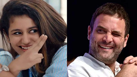 கண்ணடிப்போர் சங்கத்திற்கு ராகுலை அழைக்கிறாரா பிரியா வாரியர்?