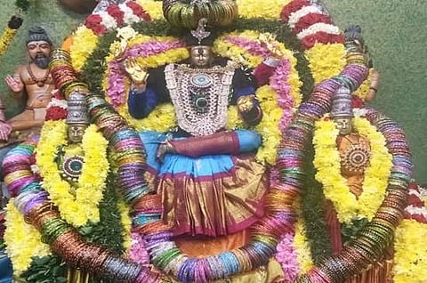 காளிகாம்பாள் கோயிலில் வைகாசி பிரம்மோற்சவம் தொடக்கம்